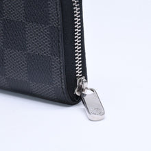 画像をギャラリービューアに読み込む, 極美品 LOUIS VUITTON ルイヴィトン 財布 ジッピーコインパース コインケース カードケース ミニウォレット N63076 ブラック ダミエグラフィット 中古 4a005661