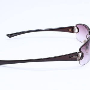 Very Good Condition GUCCI Gucci Half Rim Sunglasses Eyewear GG2744/F/S BKVYT Size 62□15 130 Horsebit Brown Used 4a005451