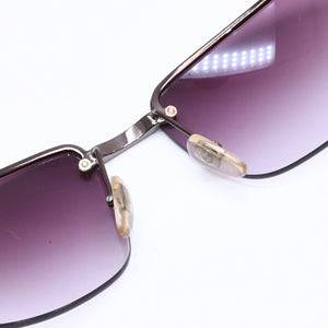 Very Good Condition GUCCI Gucci Half Rim Sunglasses Eyewear GG2744/F/S BKVYT Size 62□15 130 Horsebit Brown Used 4a005451