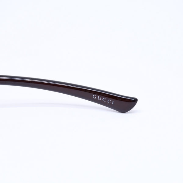 Very Good Condition GUCCI Gucci Half Rim Sunglasses Eyewear GG2744/F/S BKVYT Size 62□15 130 Horsebit Brown Used 4a005451