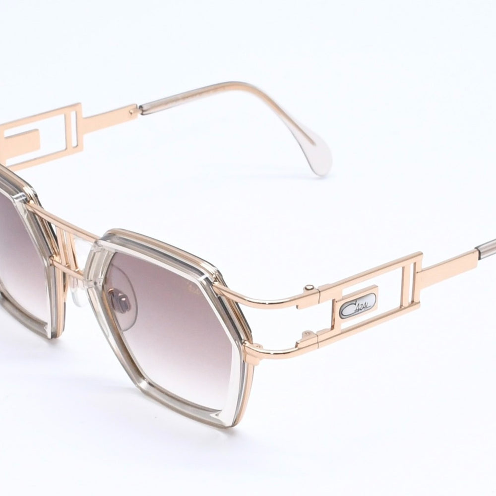 極美品 CAZAL カザール エイトオプティック サングラス MOD677 メタル クリア ゴールド金具 サイズ46☐22 中古 4a005448