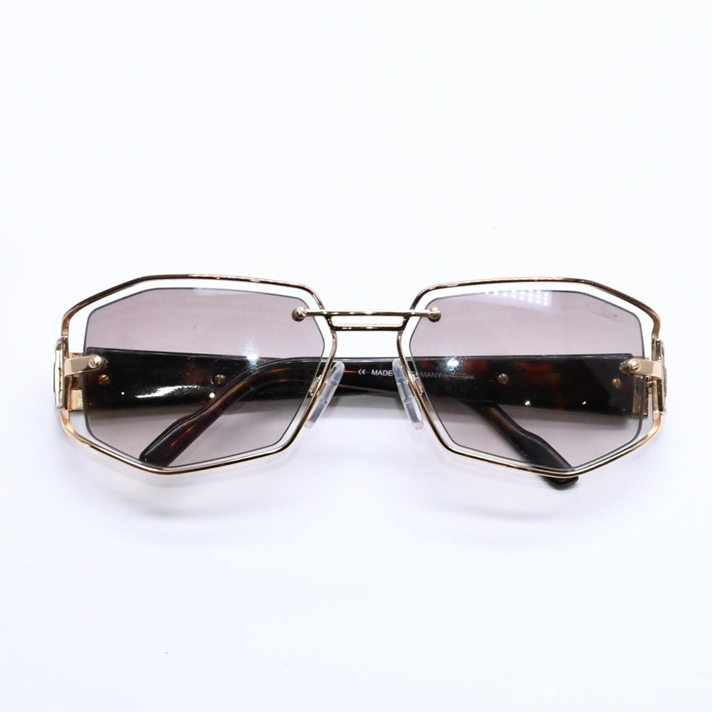 CAZAL カザール サングラス アイウェア ブラウン ゴールド金具 MOD.920 サイズ55◻︎16 130 美品 中古 4a005166
