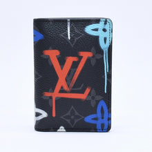 将图片加载到图库查看器，新品同様 LOUIS VUITTON ルイヴィトン オーガナイザー ドゥ ポッシュ M81817 モノグラムエクリプスキャンバス 中古 4a005665