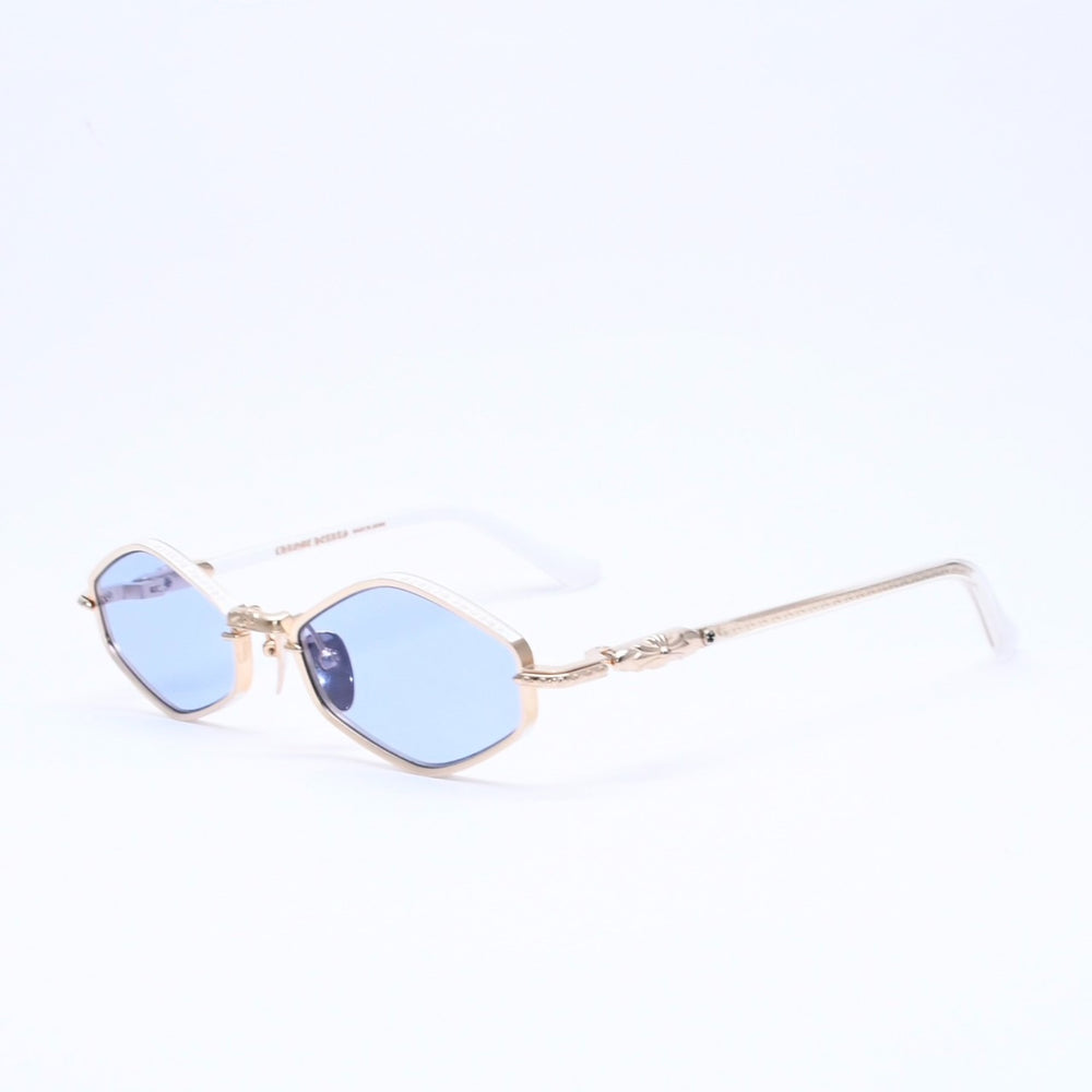 極美品 CHROME HEARTS クロムハーツ NIP SLIP ニップ スリップ サングラス アイウェア サイズ53□19-141 CHクロス装飾 GP 中古 4a005756