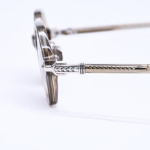 画像をギャラリービューアに読み込む, 極美品 CHROME HEARTS クロムハーツ CLITCO-A サングラス アイウェア サイズ46□23-141 フレアニー オクタゴン クリアオリーブ 中古 4a005758