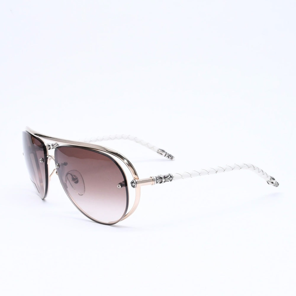 Very Good Condition CHROME HEARTS JEWEL BOX Teardrop Sunglasses Size 62□14-128 CH Cross Used 4a005759