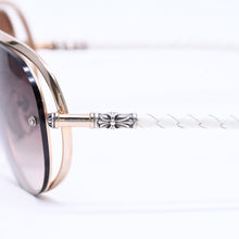 画像をギャラリービューアに読み込む, 極美品 CHROME HEARTS クロムハーツ JEWEL BOX ジュエルボックス ティアドロップ サングラス サイズ62□14-128 CHクロス 中古 4a005759