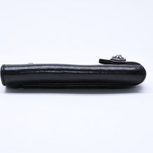 画像をギャラリービューアに読み込む, CHROME HEARTS クロムハーツ キーケース クロスボールボタン スナップストラップ ブラック レザー シルバー925 美品 中古 4a005743