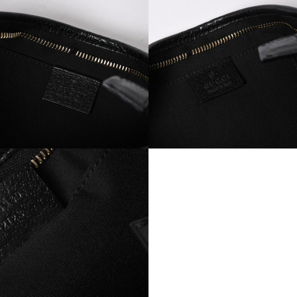 極美品 GUCCI グッチ Shoulder Bag ショルダーバッグ ミニショルダーバッグ アビー 130989 シルバー金具 ブラック 中古 4a006235