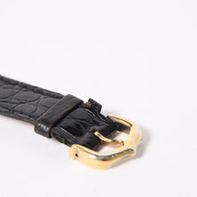 将图片加载到图库查看器中。 極美品 CARTIER カルティエ サントスデュモン エクストラフラット 腕時計 96062 重量約22.11g 手巻き 白文字盤 18KYG 社外ベルト 中古 4a005458