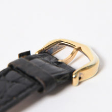 将图片加载到图库查看器中。 極美品 CARTIER カルティエ サントスデュモン エクストラフラット 腕時計 96062 重量約22.11g 手巻き 白文字盤 18KYG 社外ベルト 中古 4a005458