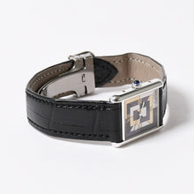 Load the image into the gallery viewer. 極美品 CARTIER カルティエ マストタンク LM アールデコ 腕時計 W1008095 SV925 SS 社外革 QZ マルチ文字盤 世界1000本限定 中古 4a005459