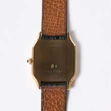 将图片加载到图库查看器中。 極美品 CARTIER カルティエ サントスデュモン エクストラフラット 腕時計 96062 重量約22.11g 手巻き 白文字盤 18KYG 社外ベルト 中古 4a005458