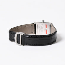 Load the image into the gallery viewer. 極美品 CARTIER カルティエ マストタンク LM アールデコ 腕時計 W1008095 SV925 SS 社外革 QZ マルチ文字盤 世界1000本限定 中古 4a005459