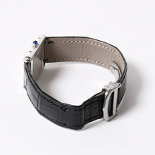 Load the image into the gallery viewer. 極美品 CARTIER カルティエ マストタンク LM アールデコ 腕時計 W1008095 SV925 SS 社外革 QZ マルチ文字盤 世界1000本限定 中古 4a005459