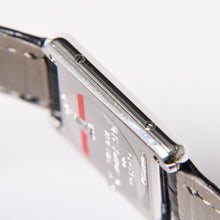 Load the image into the gallery viewer. 極美品 CARTIER カルティエ マストタンク LM アールデコ 腕時計 W1008095 SV925 SS 社外革 QZ マルチ文字盤 世界1000本限定 中古 4a005459