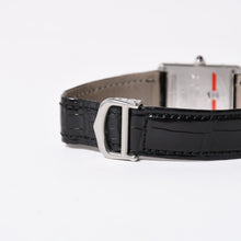Load the image into the gallery viewer. 極美品 CARTIER カルティエ マストタンク LM アールデコ 腕時計 W1008095 SV925 SS 社外革 QZ マルチ文字盤 世界1000本限定 中古 4a005459