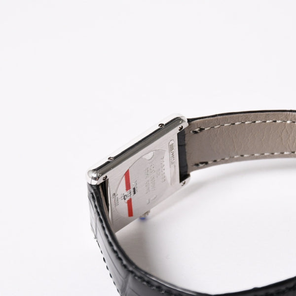 極美品 CARTIER カルティエ マストタンク LM アールデコ 腕時計 W1008095 SV925 SS 社外革 QZ マルチ文字盤 世界1000本限定 中古 4a005459
