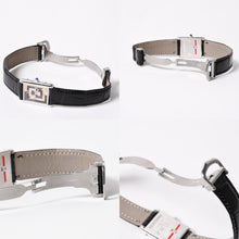Load the image into the gallery viewer. 極美品 CARTIER カルティエ マストタンク LM アールデコ 腕時計 W1008095 SV925 SS 社外革 QZ マルチ文字盤 世界1000本限定 中古 4a005459