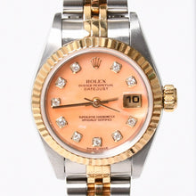 将图片加载到图库查看器中。 極美品 ROLEX ロレックス オイスター パーペチュアル デイトジャスト レディ 腕時計 79173G SS 18KYG AT ピンクオパール文字盤 中古 4a005460