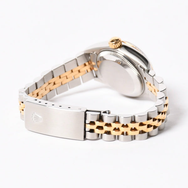 極美品 ROLEX ロレックス オイスター パーペチュアル デイトジャスト レディ 腕時計 79173G SS 18KYG AT ピンクオパール文字盤 中古 4a005460