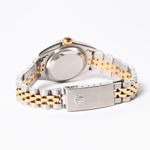 極美品 ROLEX ロレックス オイスター パーペチュアル デイトジャスト レディ 腕時計 79173G SS 18KYG AT ピンクオパール文字盤 中古 4a005460