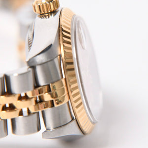 極美品 ROLEX ロレックス オイスター パーペチュアル デイトジャスト レディ 腕時計 79173G SS 18KYG AT ピンクオパール文字盤 中古 4a005460