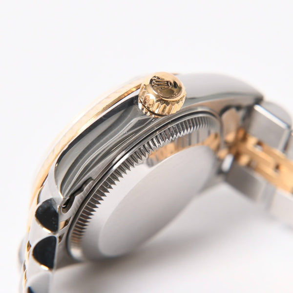 極美品 ROLEX ロレックス オイスター パーペチュアル デイトジャスト レディ 腕時計 79173G SS 18KYG AT ピンクオパール文字盤 中古 4a005460
