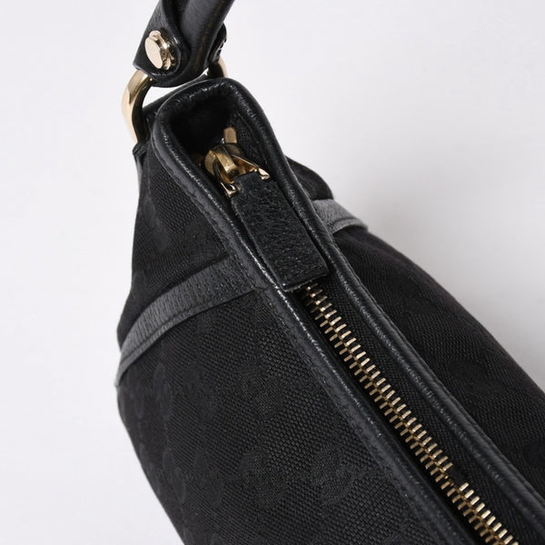 極美品 GUCCI グッチ Shoulder Bag ショルダーバッグ ミニショルダーバッグ アビー 130989 シルバー金具 ブラック 中古 4a006235