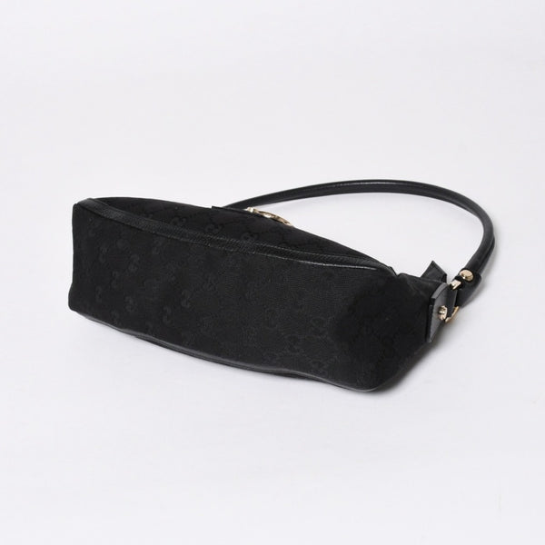 極美品 GUCCI グッチ Shoulder Bag ショルダーバッグ ミニショルダーバッグ アビー 130989 シルバー金具 ブラック 中古 4a006235