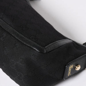 極美品 GUCCI グッチ Shoulder Bag ショルダーバッグ ミニショルダーバッグ アビー 130989 シルバー金具 ブラック 中古 4a006235