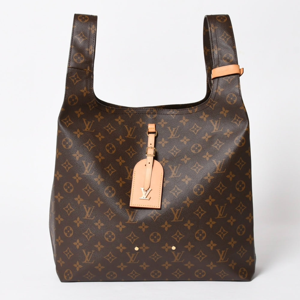 極美品 LOUIS VUITTON ルイヴィトン アトランティスGM M46817 モノグラムキャンバス トートバッグ ショルダーバッグ ブラウン ゴールド金具 中古 4a005461