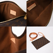 画像をギャラリービューアに読み込む, 極美品 LOUIS VUITTON ルイヴィトン アトランティスGM M46817 モノグラムキャンバス トートバッグ ショルダーバッグ ブラウン ゴールド金具 中古 4a005461