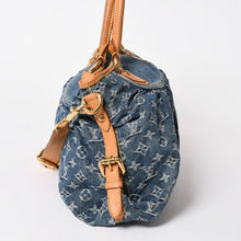 画像をギャラリービューアに読み込む, 新品同様品 LOUIS VUITTON ルイヴィトン ネオカヴィMM ハンドバッグ M95349 2WAY モノグラム デニム ゴールド金具 中古 4a005631