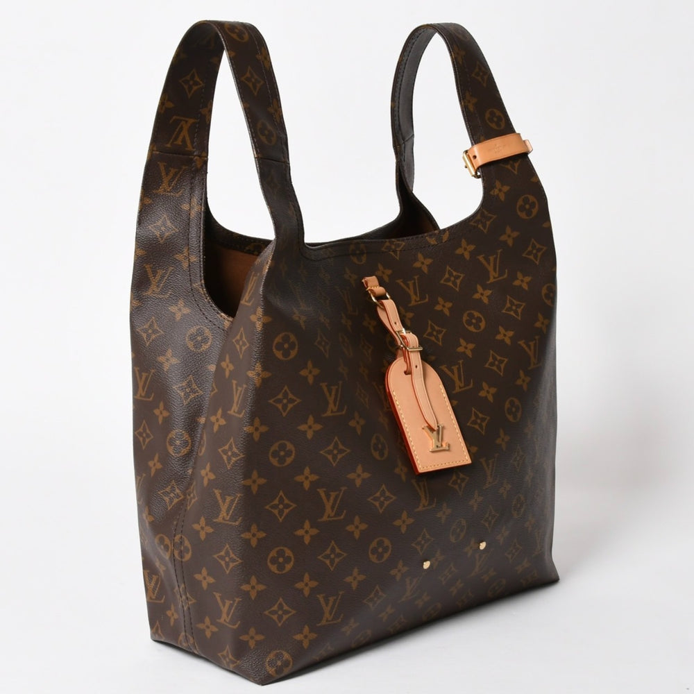 極美品 LOUIS VUITTON ルイヴィトン アトランティスGM M46817 モノグラムキャンバス トートバッグ ショルダーバッグ ブラウン ゴールド金具 中古 4a005461