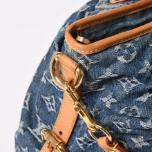 画像をギャラリービューアに読み込む, 新品同様品 LOUIS VUITTON ルイヴィトン ネオカヴィMM ハンドバッグ M95349 2WAY モノグラム デニム ゴールド金具 中古 4a005631