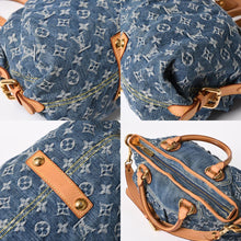 画像をギャラリービューアに読み込む, 新品同様品 LOUIS VUITTON ルイヴィトン ネオカヴィMM ハンドバッグ M95349 2WAY モノグラム デニム ゴールド金具 中古 4a005631