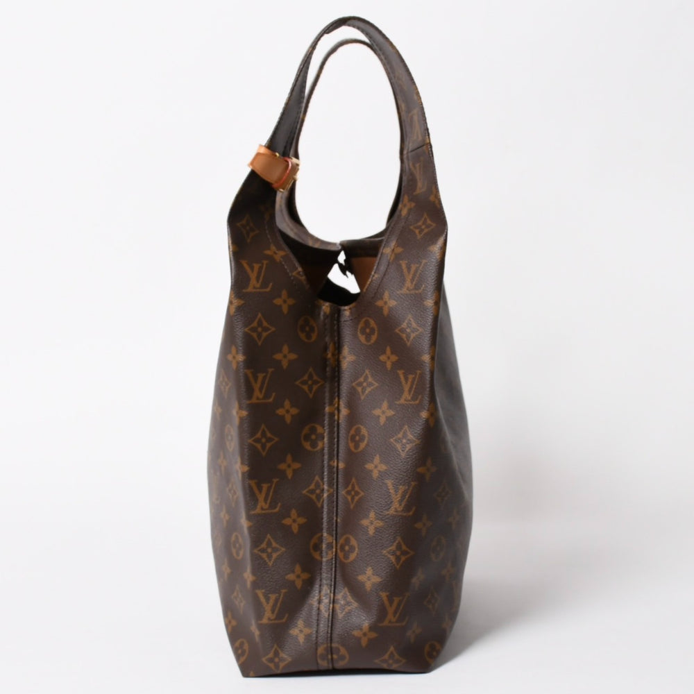 極美品 LOUIS VUITTON ルイヴィトン アトランティスGM M46817 モノグラムキャンバス トートバッグ ショルダーバッグ ブラウン ゴールド金具 中古 4a005461