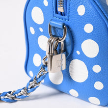 画像をギャラリービューアに読み込む, 極美品 LOUIS VUITTON ルイヴィトン ショルダーバッグ M46425 スピーディ バンドリエール 20 2WAY ブルー ホワイト シルバー金具 中古 4a005684