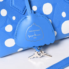 画像をギャラリービューアに読み込む, 極美品 LOUIS VUITTON ルイヴィトン ショルダーバッグ M46425 スピーディ バンドリエール 20 2WAY ブルー ホワイト シルバー金具 中古 4a005684
