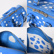 画像をギャラリービューアに読み込む, 極美品 LOUIS VUITTON ルイヴィトン ショルダーバッグ M46425 スピーディ バンドリエール 20 2WAY ブルー ホワイト シルバー金具 中古 4a005684
