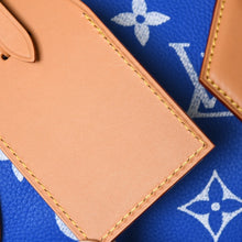 画像をギャラリービューアに読み込む, 新品同様 LOUIS VUITTON ルイヴィトン スピーディ P9 バンドリエール40 M24418 2WAY ボストンバッグ ブルー ゴールド金具 中古 4a005464