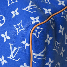 画像をギャラリービューアに読み込む, 新品同様 LOUIS VUITTON ルイヴィトン スピーディ P9 バンドリエール40 M24418 2WAY ボストンバッグ ブルー ゴールド金具 中古 4a005464