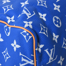 画像をギャラリービューアに読み込む, 新品同様 LOUIS VUITTON ルイヴィトン スピーディ P9 バンドリエール40 M24418 2WAY ボストンバッグ ブルー ゴールド金具 中古 4a005464