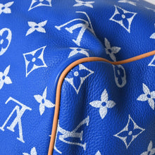 画像をギャラリービューアに読み込む, 新品同様 LOUIS VUITTON ルイヴィトン スピーディ P9 バンドリエール40 M24418 2WAY ボストンバッグ ブルー ゴールド金具 中古 4a005464