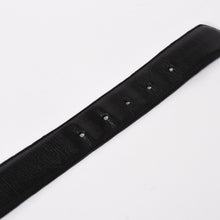 画像をギャラリービューアに読み込む, CHROME HEARTS クロムハーツ BLT ROLLER 3PC 1.5inch ローラーベルト 1.5インチ サイズ34 ブラック レザー シルバー925 美品 中古 4a005598