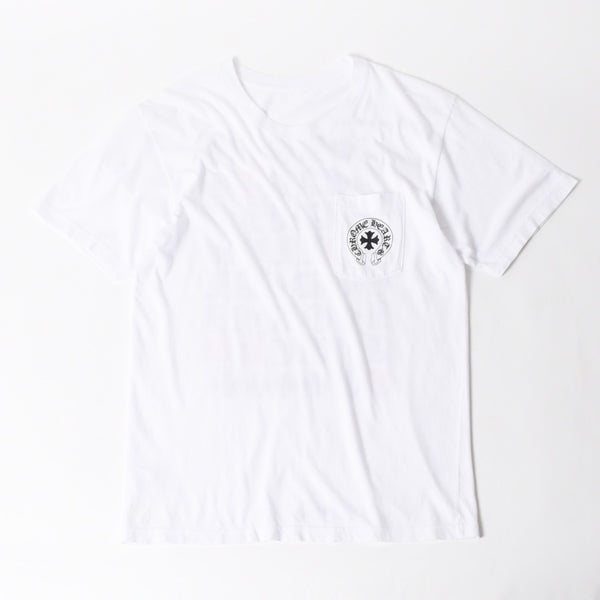 CHROME HEARTS クロムハーツ ヴァーティカルロゴ 半袖Tシャツ サイズL 東京限定 オールドイングリッシュ メイドインハリウッド 美品 中古 4a005689
