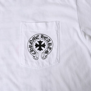 CHROME HEARTS クロムハーツ ヴァーティカルロゴ 半袖Tシャツ サイズL 東京限定 オールドイングリッシュ メイドインハリウッド 美品 中古 4a005689