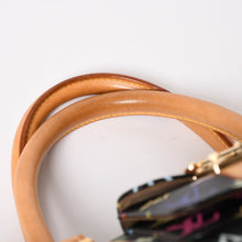 画像をギャラリービューアに読み込む, 極美品 LOUIS VUITTON ルイヴィトン × 村上隆 モノグラムマルチカラー キーポル45 ボストンバッグ ノワール M92640 中古 4a005468