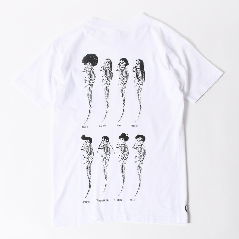 Like new CHROME HEARTS × FOTI JARVIS Short sleeve T-shirt Size S Multi-print White Black Used 4a005692